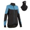 Rockrider VESTE HIVER VTT FEMME TURQUOISE NOIR