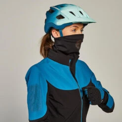Rockrider VESTE HIVER VTT FEMME TURQUOISE NOIR -Vélo Expert veste hiver vtt femme turquoise noir 2