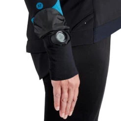 Rockrider VESTE HIVER VTT FEMME TURQUOISE NOIR -Vélo Expert veste hiver vtt femme turquoise noir 9