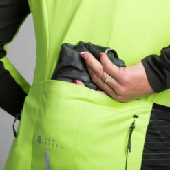 Veste Temps Froid Cyclosport Femme Jaune -Vélo Expert veste temps froid cyclosport femme jaune 6