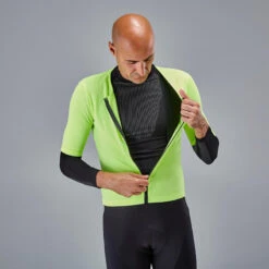 VESTE VELO ROUTE MANCHES LONGUES HIVER HOMME - RACER EXTREME Jaune -Vélo Expert veste velo route manches longues hiver homme racer extreme jaune 5